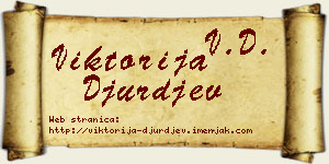 Viktorija Đurđev vizit kartica